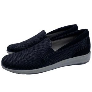 Walking Cradles Slip On Shoe Orleans Women's Black Leather Cushioned 8 SLIM